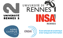 Universités Rennes 1 et Rennes 2, Agrocampus Ouest, Ensai, Insa 
Master Mathématiques Appliquées, Statistique de Rennes